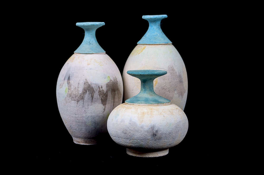 Walter Reiss Pottery Bud Vases