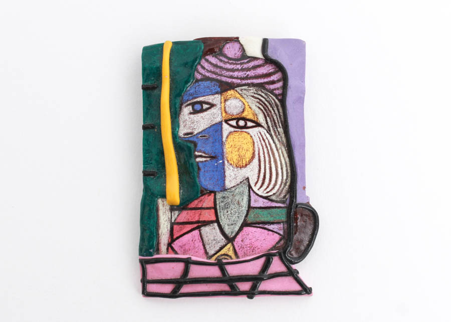 Picasso Pastiche Brooch