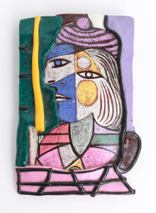 Picasso Pastiche Brooch