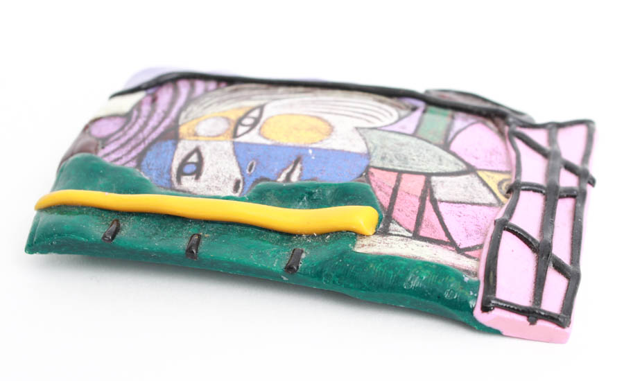 Picasso Pastiche Brooch