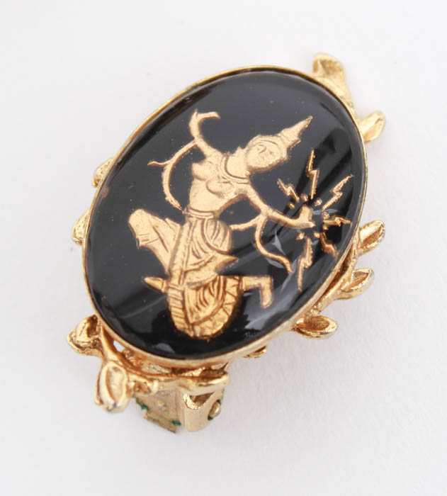 Thai Bracelet and Clip-On Earrings