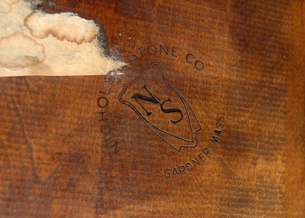 Nichols and Stone Windsor Style Wooden Rocking Chair