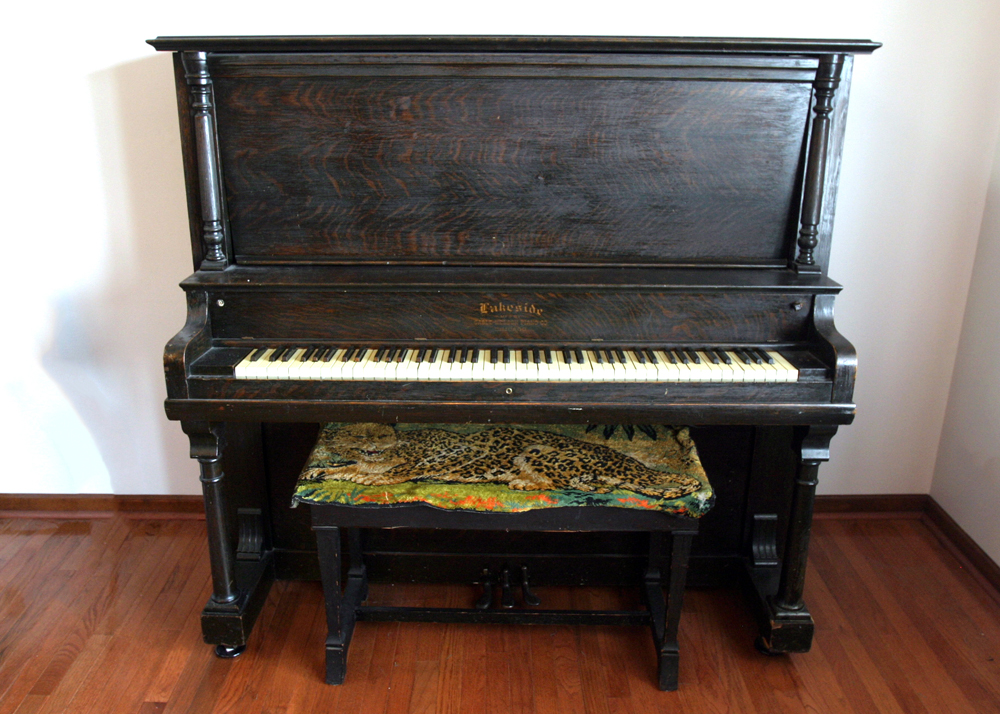 Antique Lakeside Upright Piano by Cable-Nelson Piano Co. Circa 1910