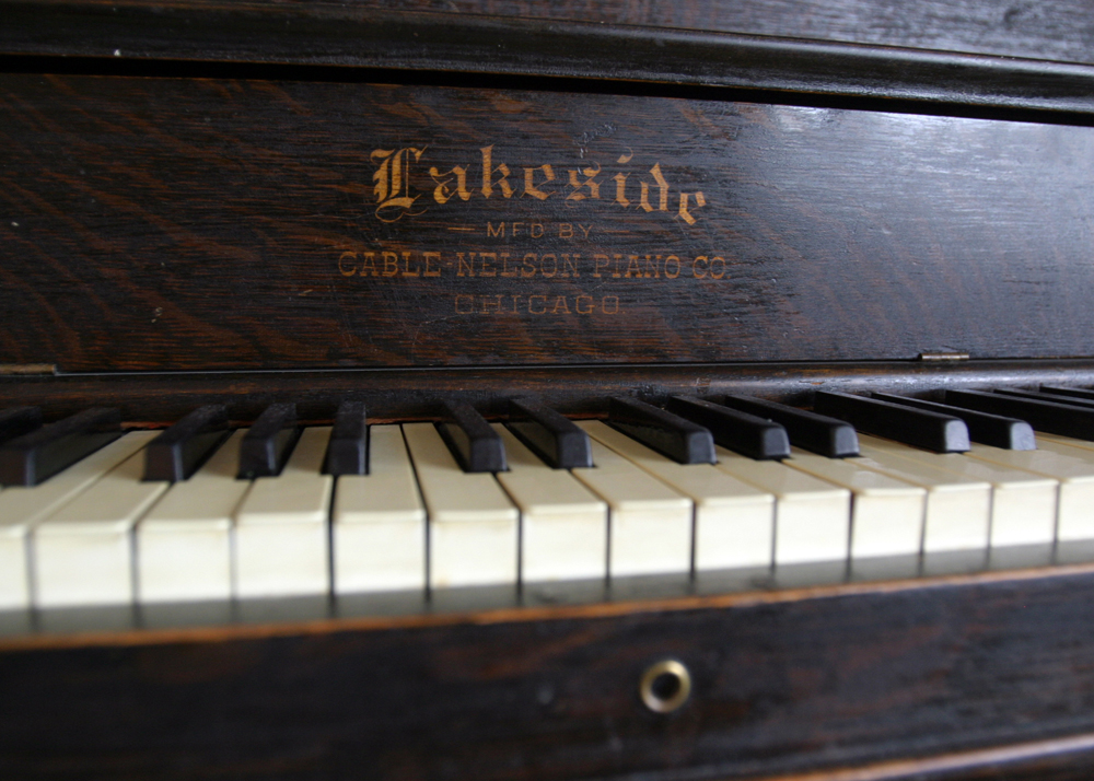 Antique Lakeside Upright Piano by Cable-Nelson Piano Co. Circa 1910