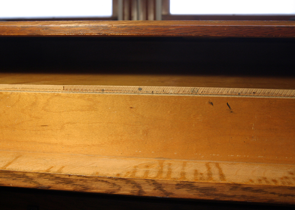 Vintage Wooden Flat File Cabinet