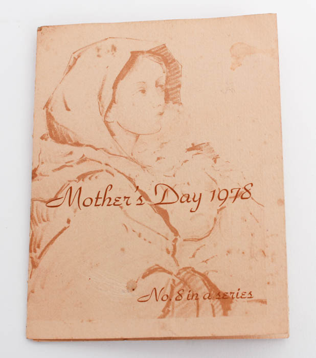 Group of Six Fenton Mother's Day Plates