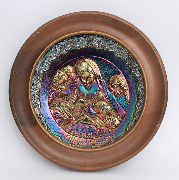 Group of Six Fenton Mother's Day Plates