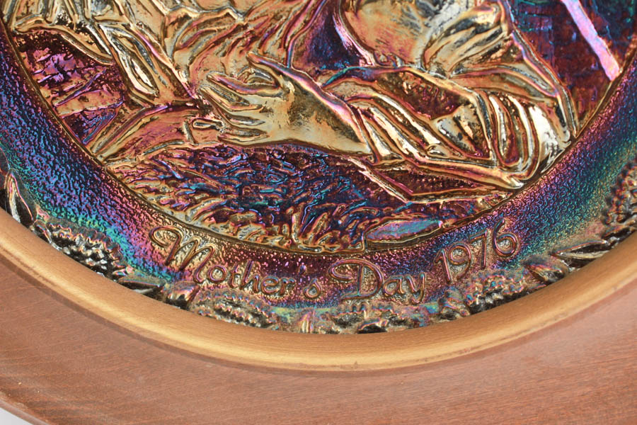 Group of Six Fenton Mother's Day Plates