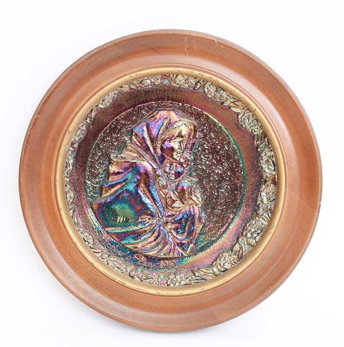 Group of Six Fenton Mother's Day Plates