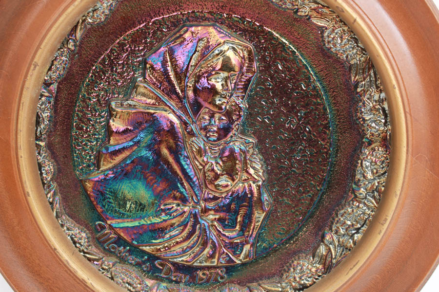 Group of Six Fenton Mother's Day Plates
