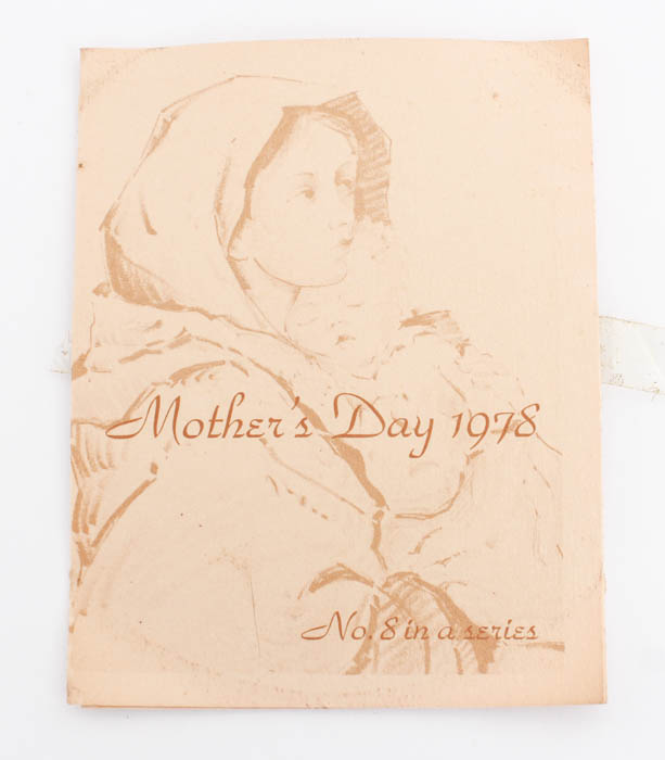 Group of Six Fenton Mother's Day Plates