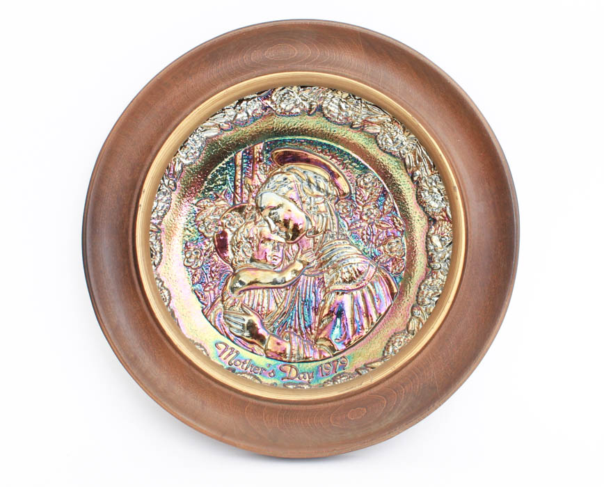 Group of Six Fenton Mother's Day Plates