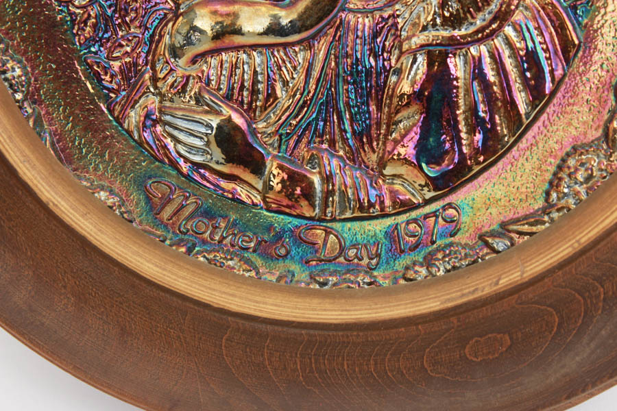 Group of Six Fenton Mother's Day Plates