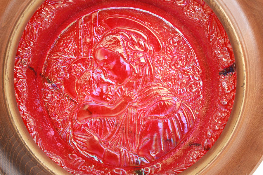 Group of Six Fenton Mother's Day Plates