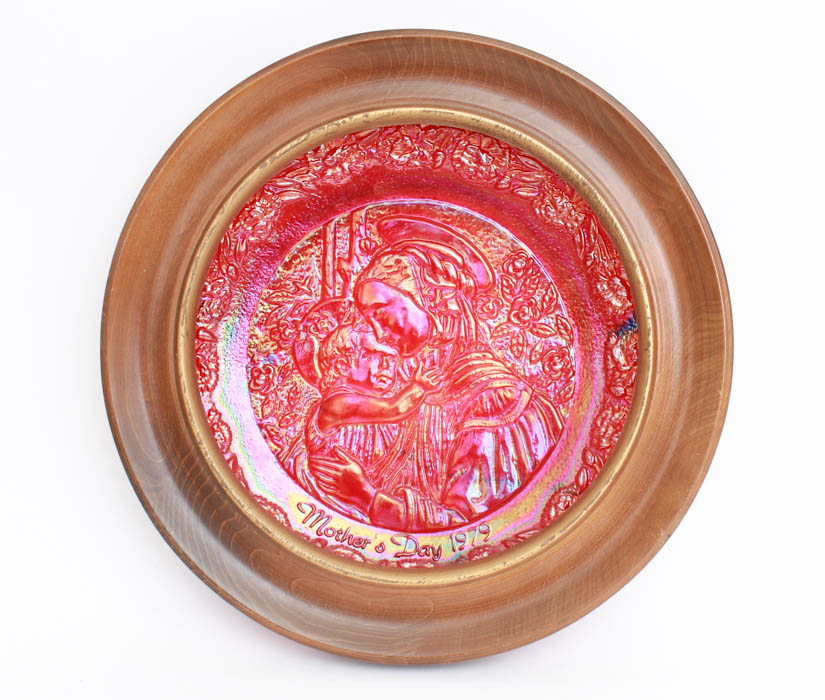 Group of Six Fenton Mother's Day Plates