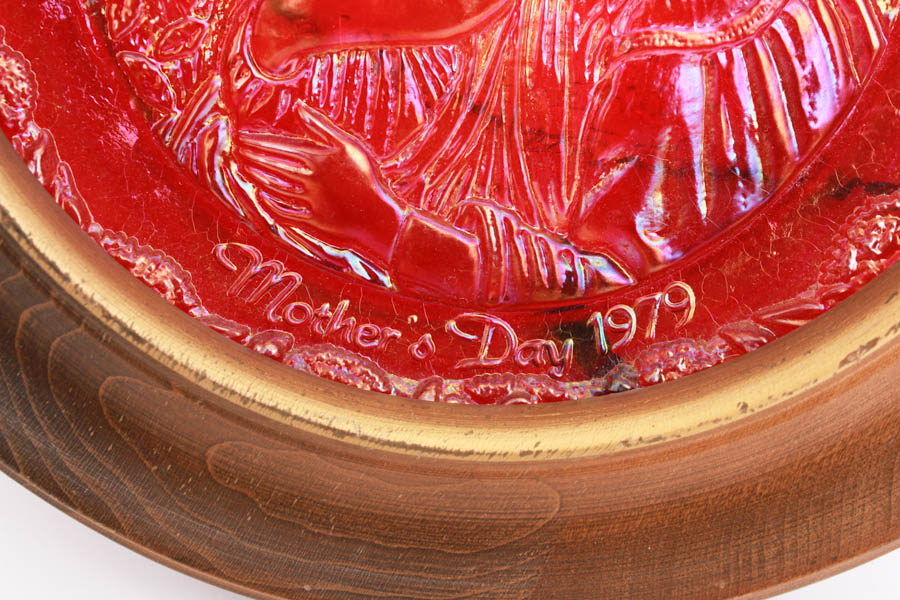 Group of Six Fenton Mother's Day Plates