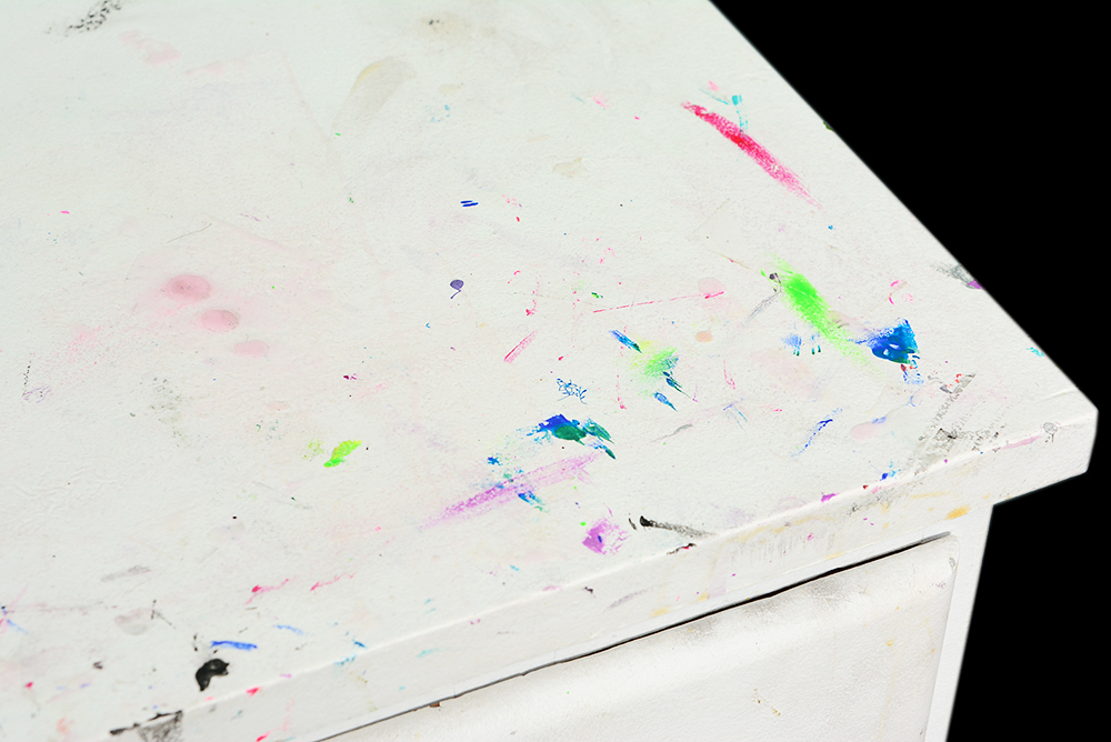 Four Drawer Chest of Drawers Painted White