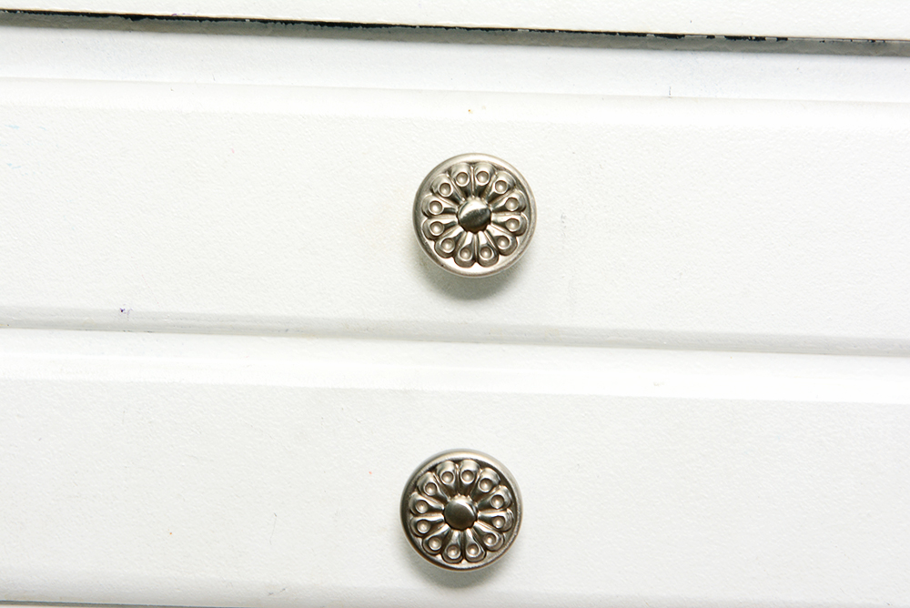 Four Drawer Chest of Drawers Painted White