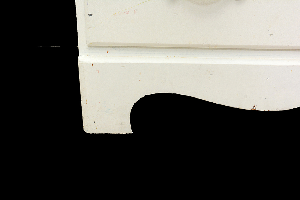 Four Drawer Chest of Drawers Painted White