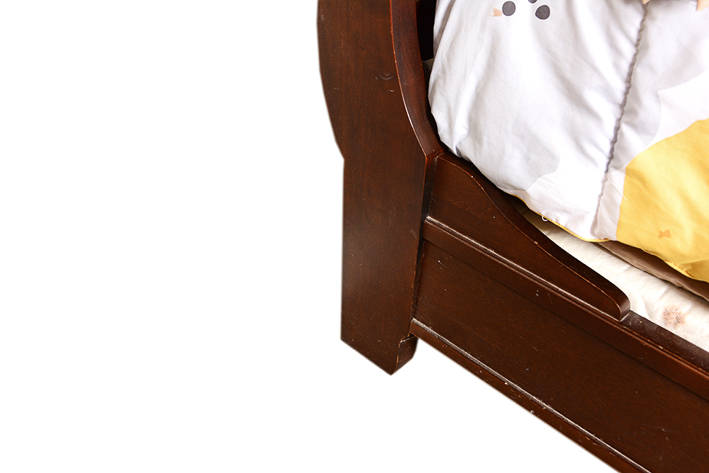 King Mahogany Sleigh Bed