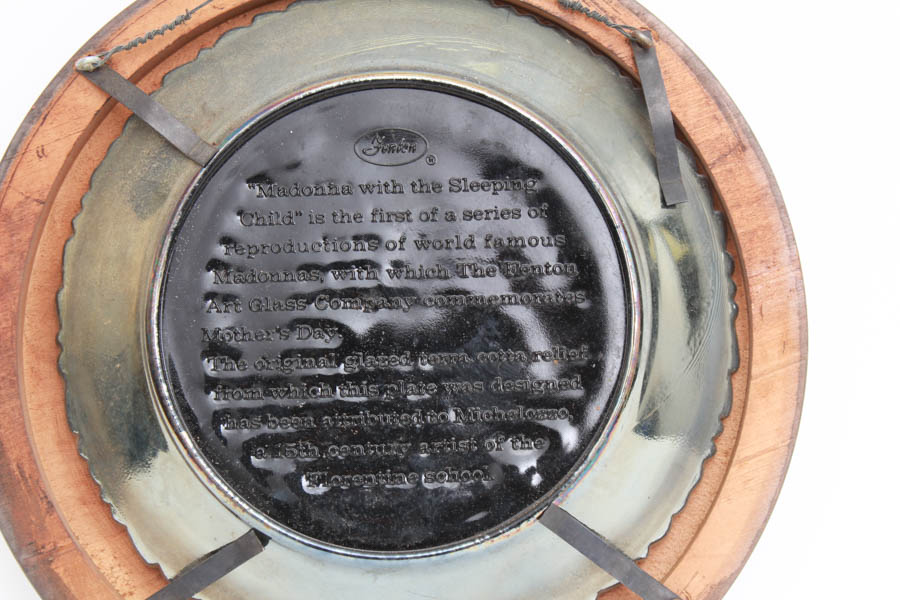 Group of Fenton Mother's Day Plates