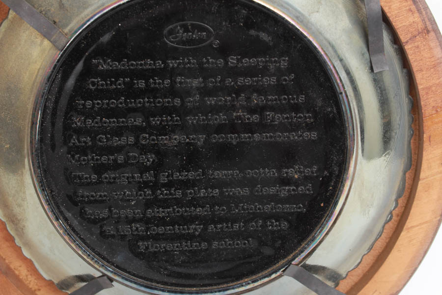 Group of Fenton Mother's Day Plates