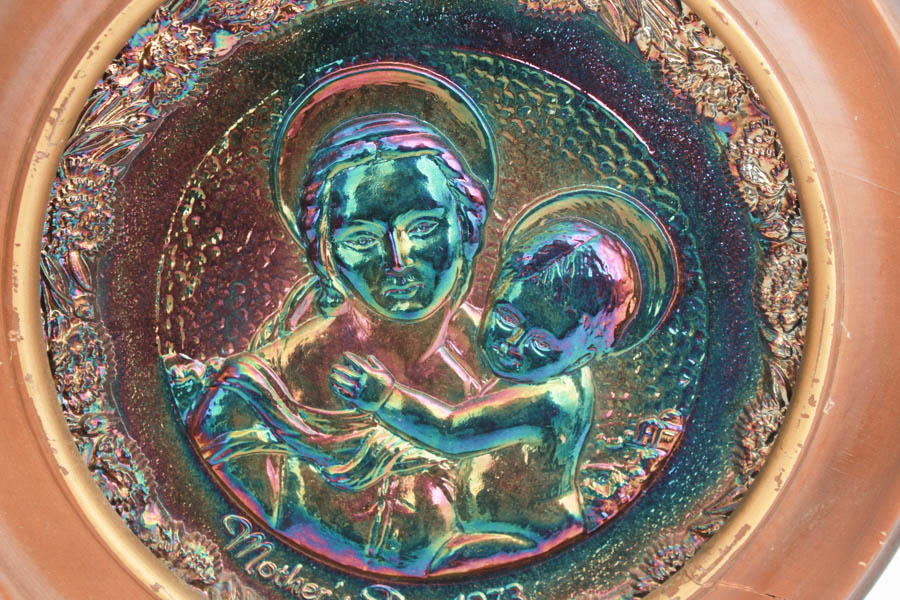 Group of Fenton Mother's Day Plates