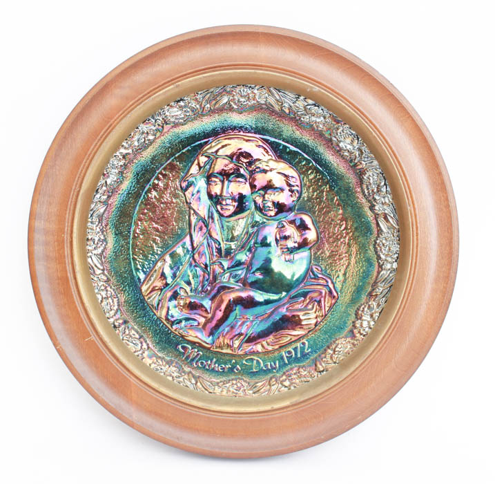 Group of Fenton Mother's Day Plates