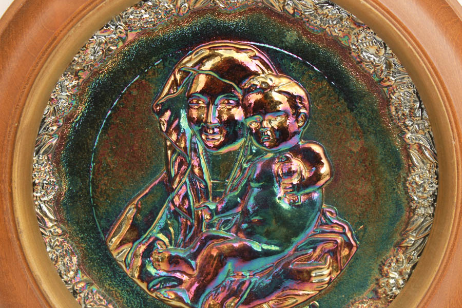 Group of Fenton Mother's Day Plates