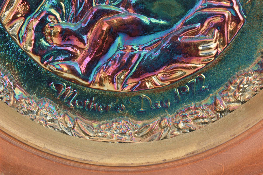 Group of Fenton Mother's Day Plates