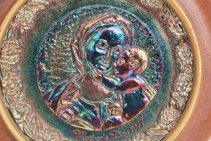 Group of Fenton Mother's Day Plates