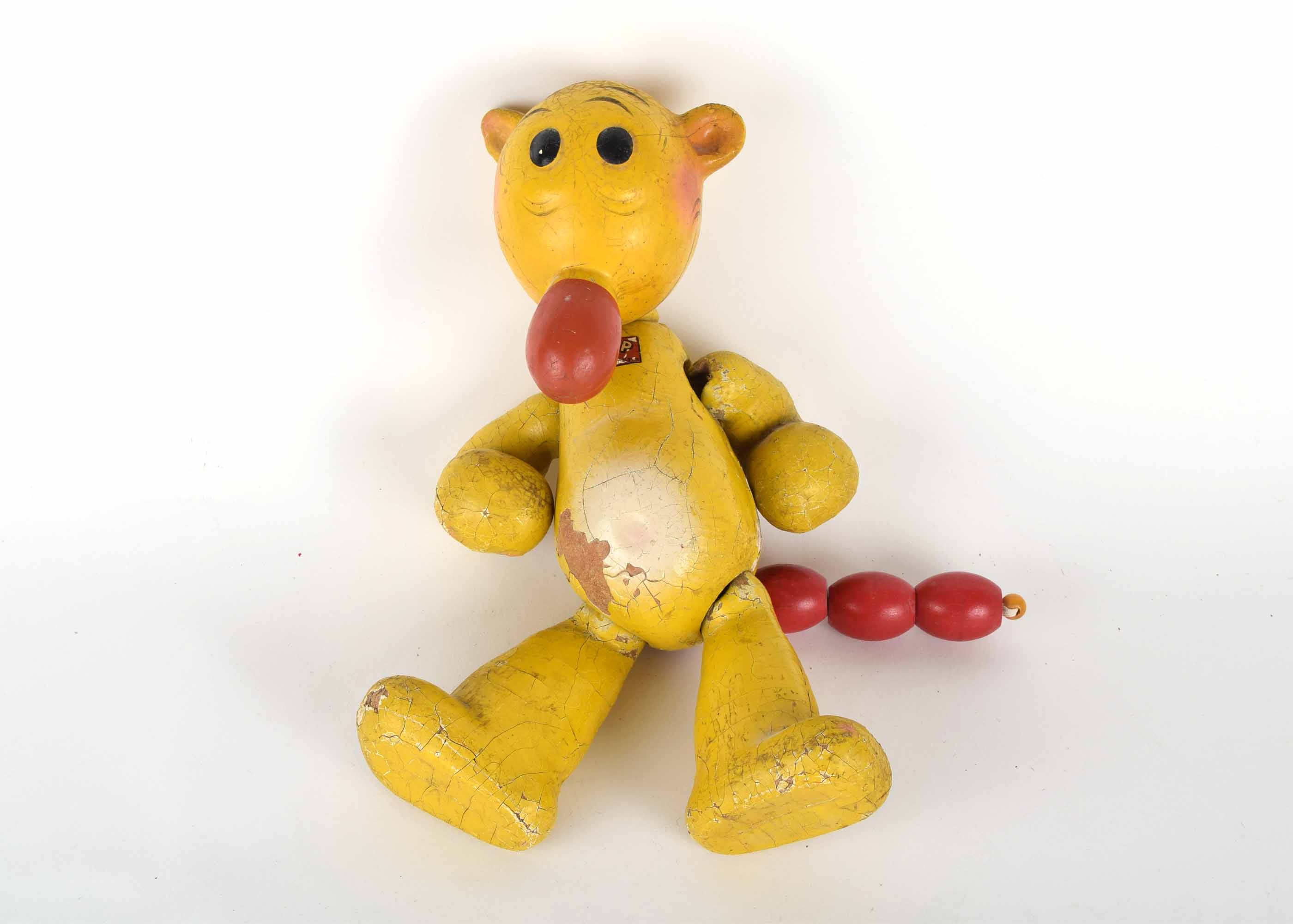 Vintage Popeye "Jeep" Wooden Doll