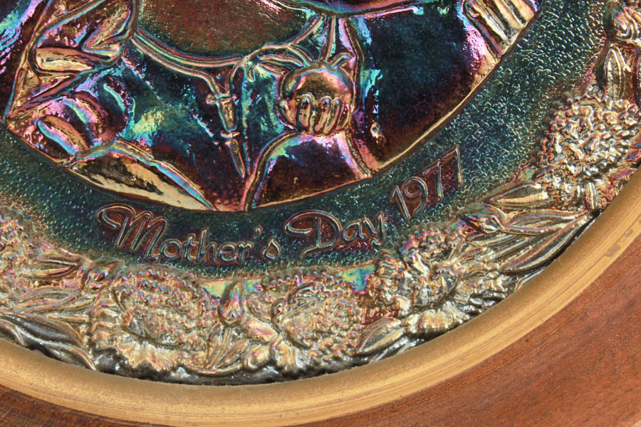 Group of Fenton Mother's Day Plates