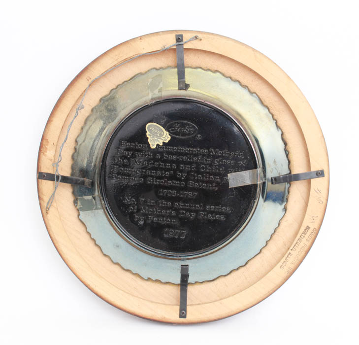 Group of Fenton Mother's Day Plates