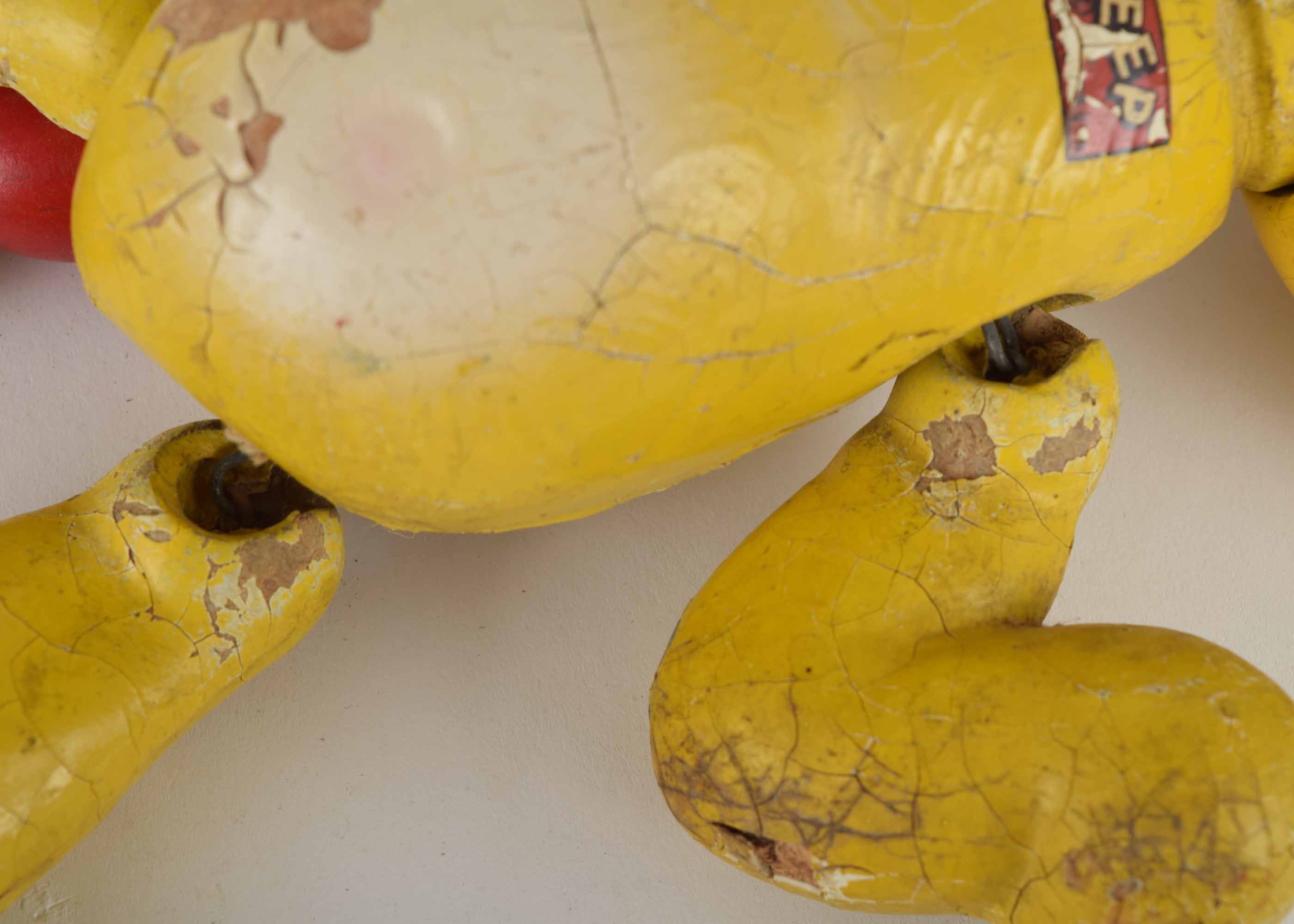 Vintage Popeye "Jeep" Wooden Doll