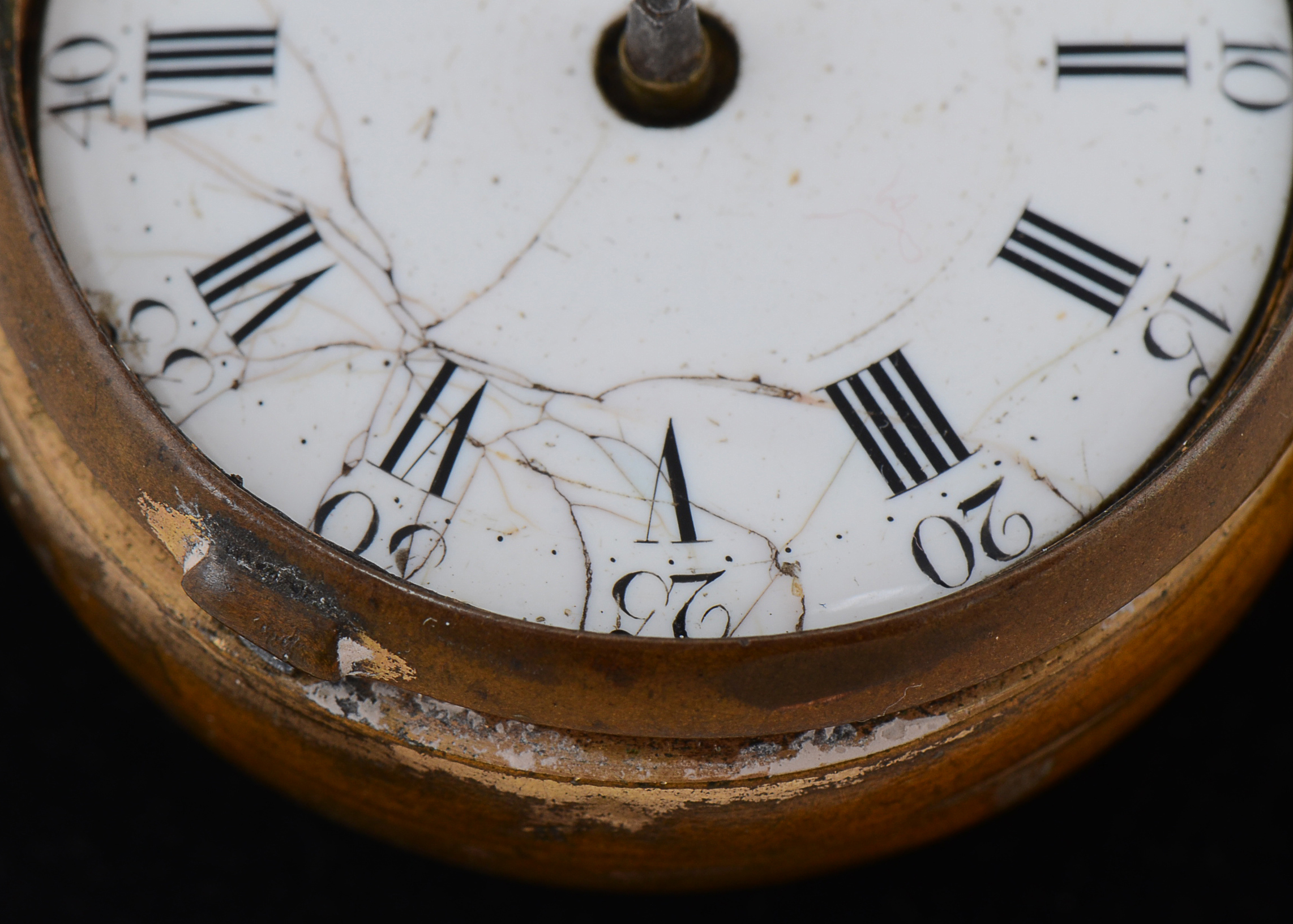 Antique English T. T. Salter Tortoise Shell Pocket Watch