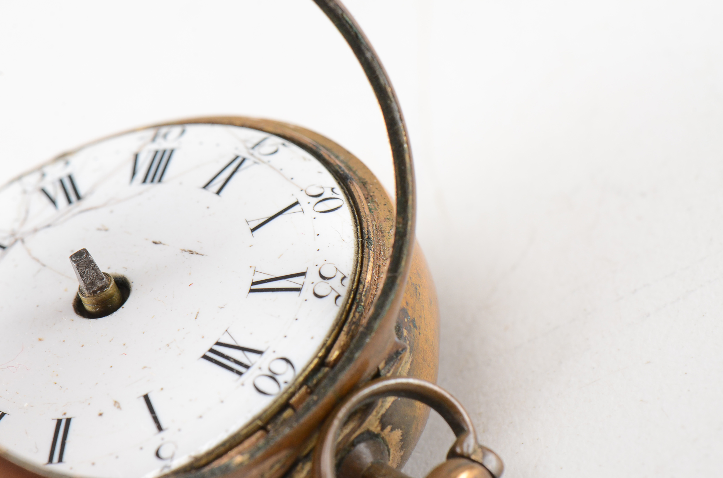 Antique English T. T. Salter Tortoise Shell Pocket Watch