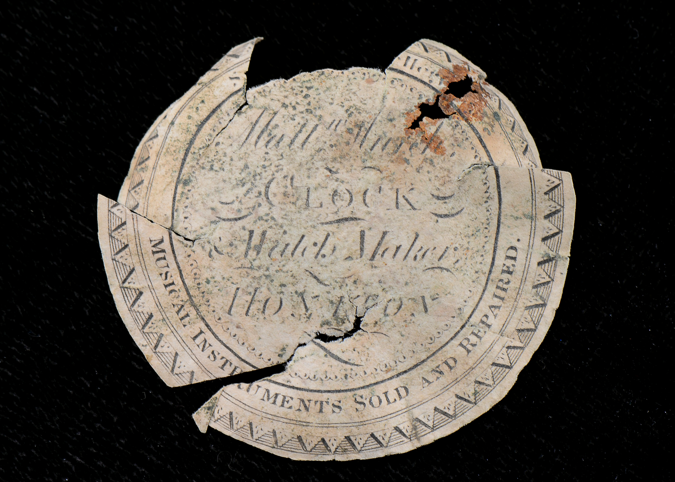 Antique English T. T. Salter Tortoise Shell Pocket Watch