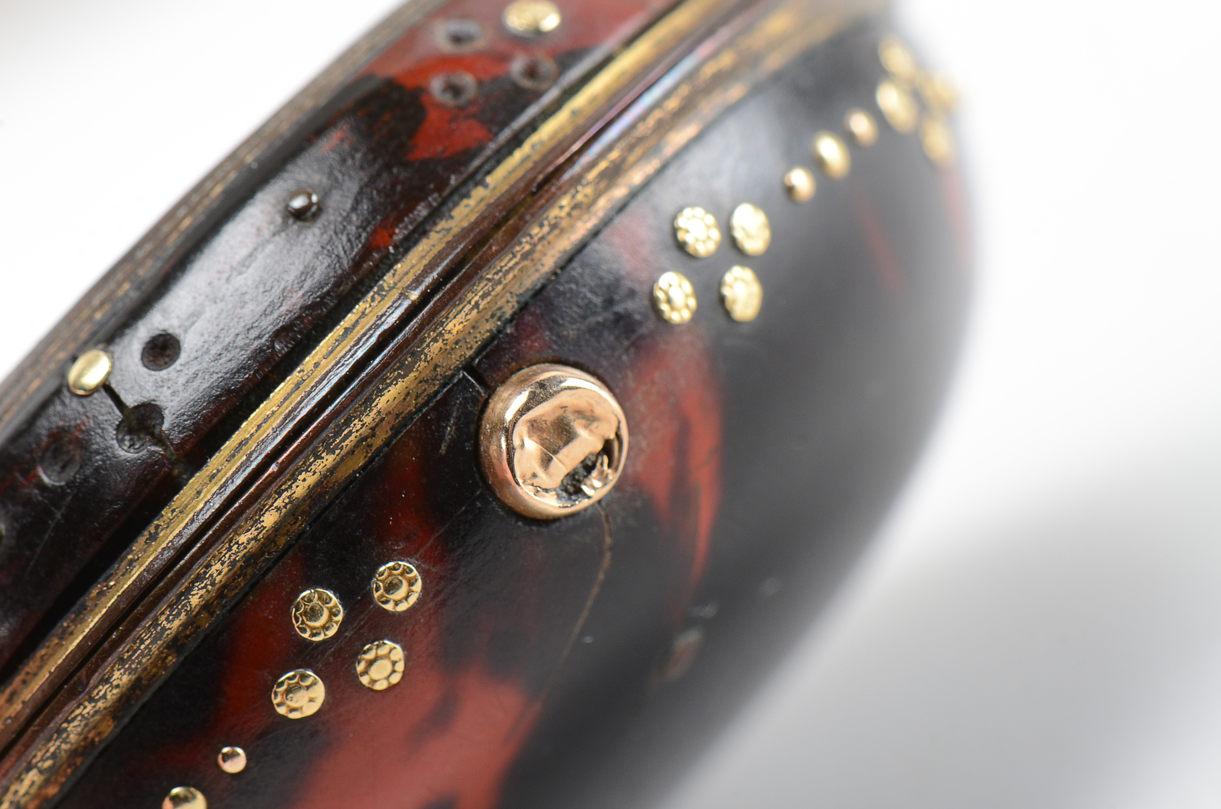 Antique English T. T. Salter Tortoise Shell Pocket Watch