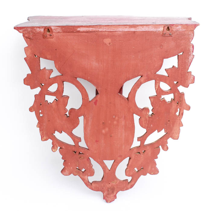 Carved Antelope Wall Shelf