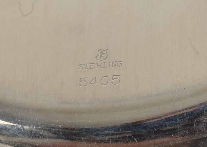 Six Towle Sterling Silver Small Plates