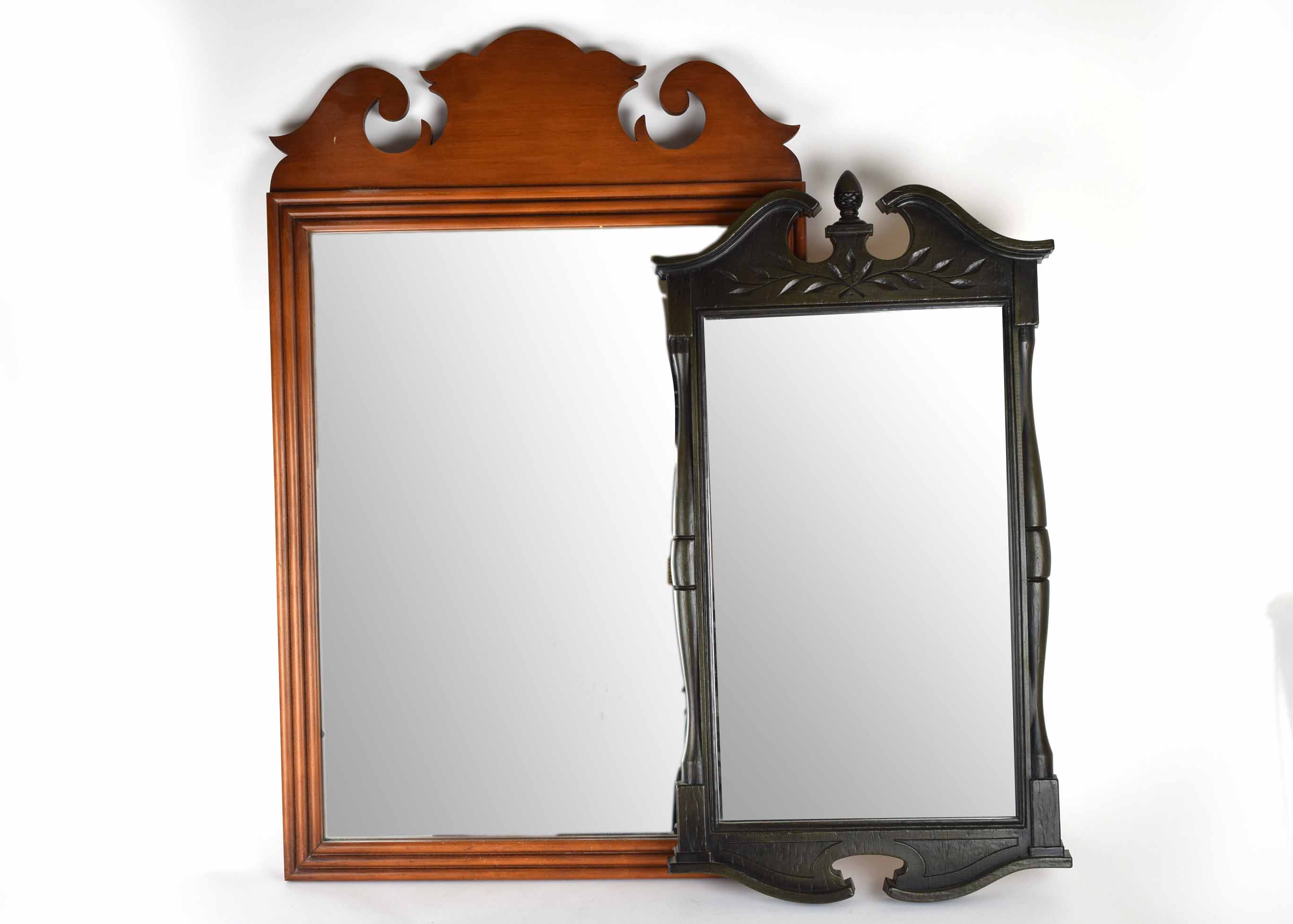 Pair of Federal Style Wooden Mirrors