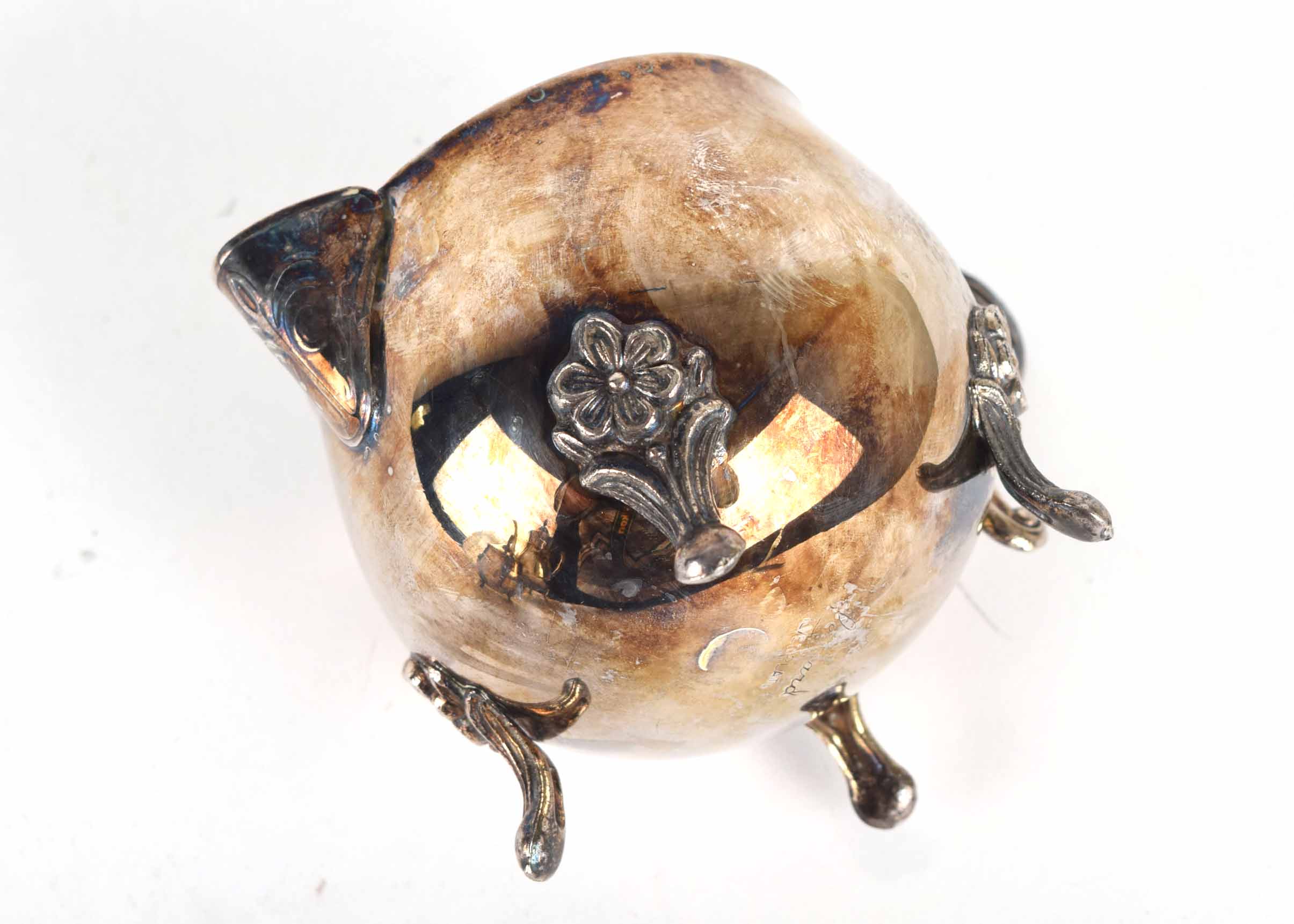 Leonard Silver Plate Three-Piece Coffee Set