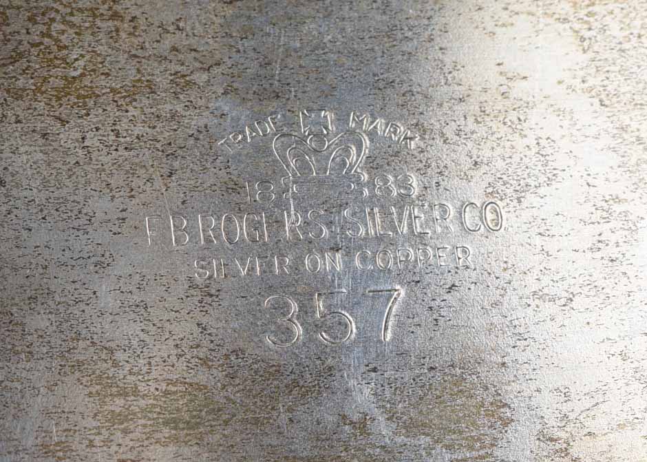 Vintage Silver Plate Rotating Lid Butter Dish