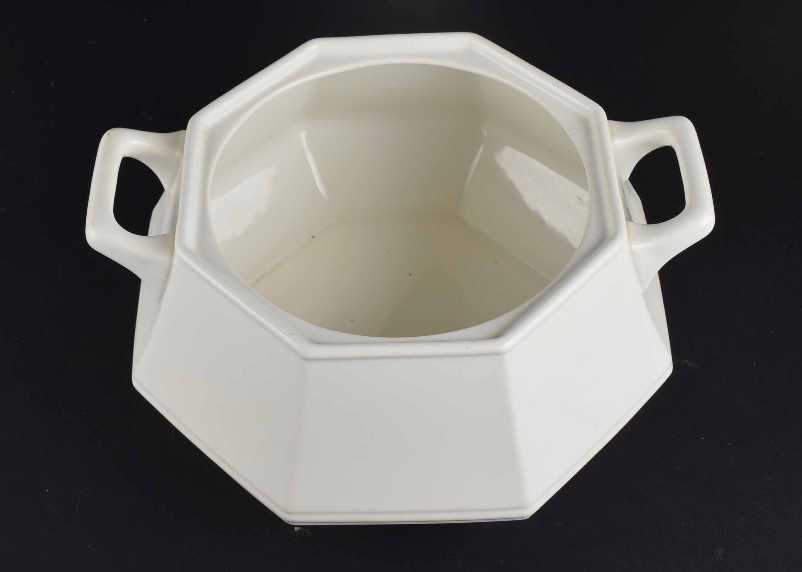 White Stoneware Dinnerware Service Assortment