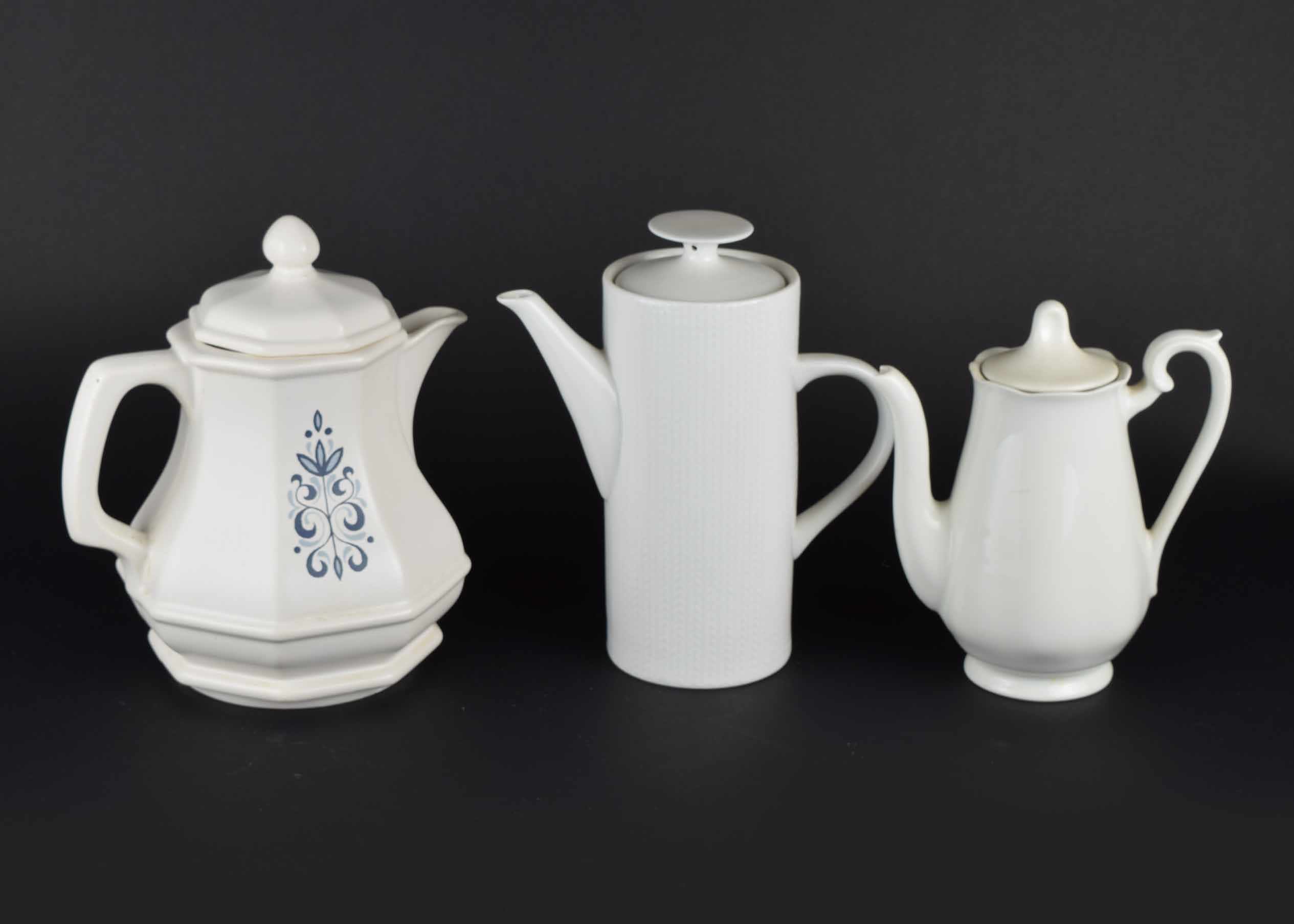 White Stoneware Dinnerware Service Assortment