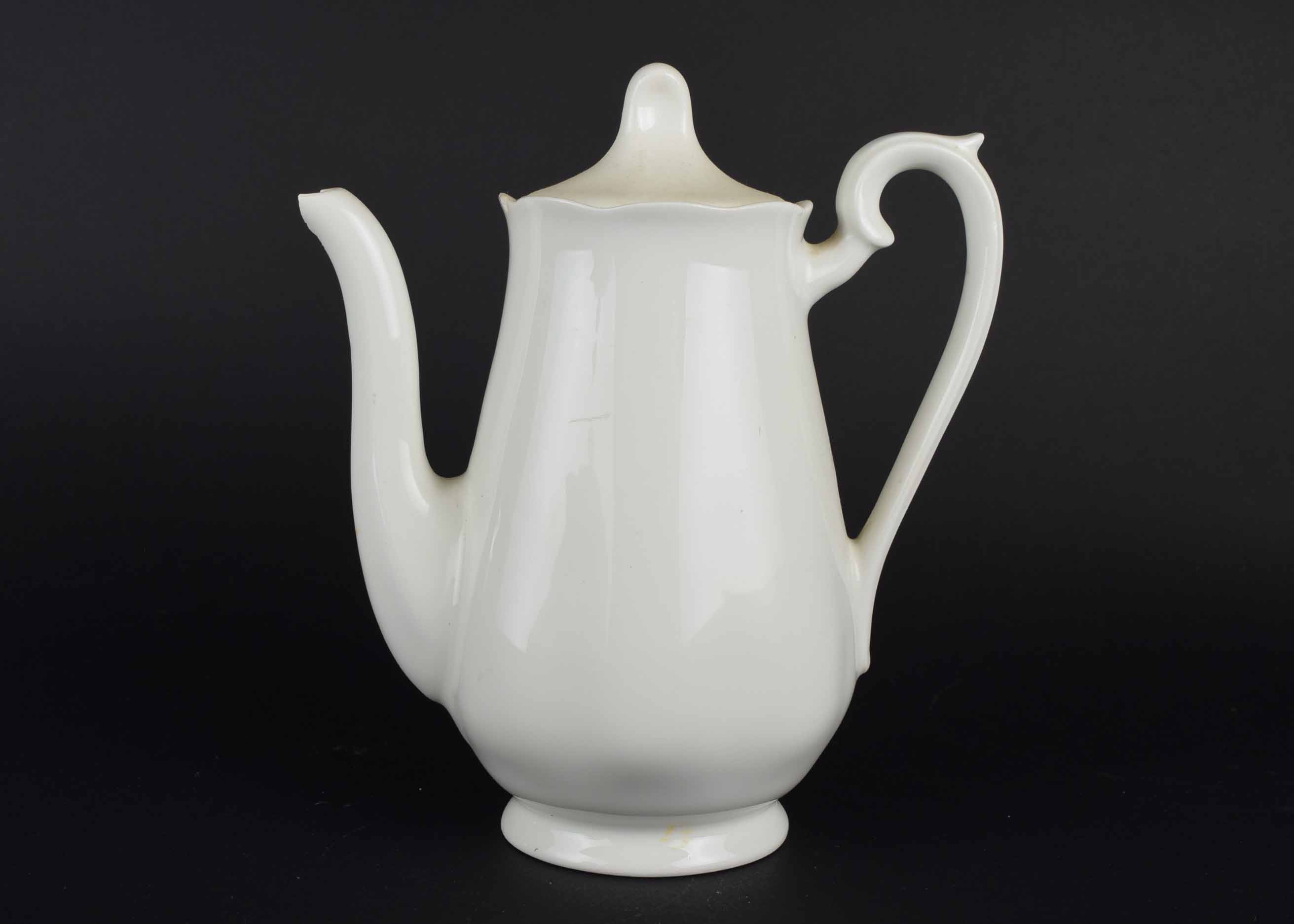 White Stoneware Dinnerware Service Assortment