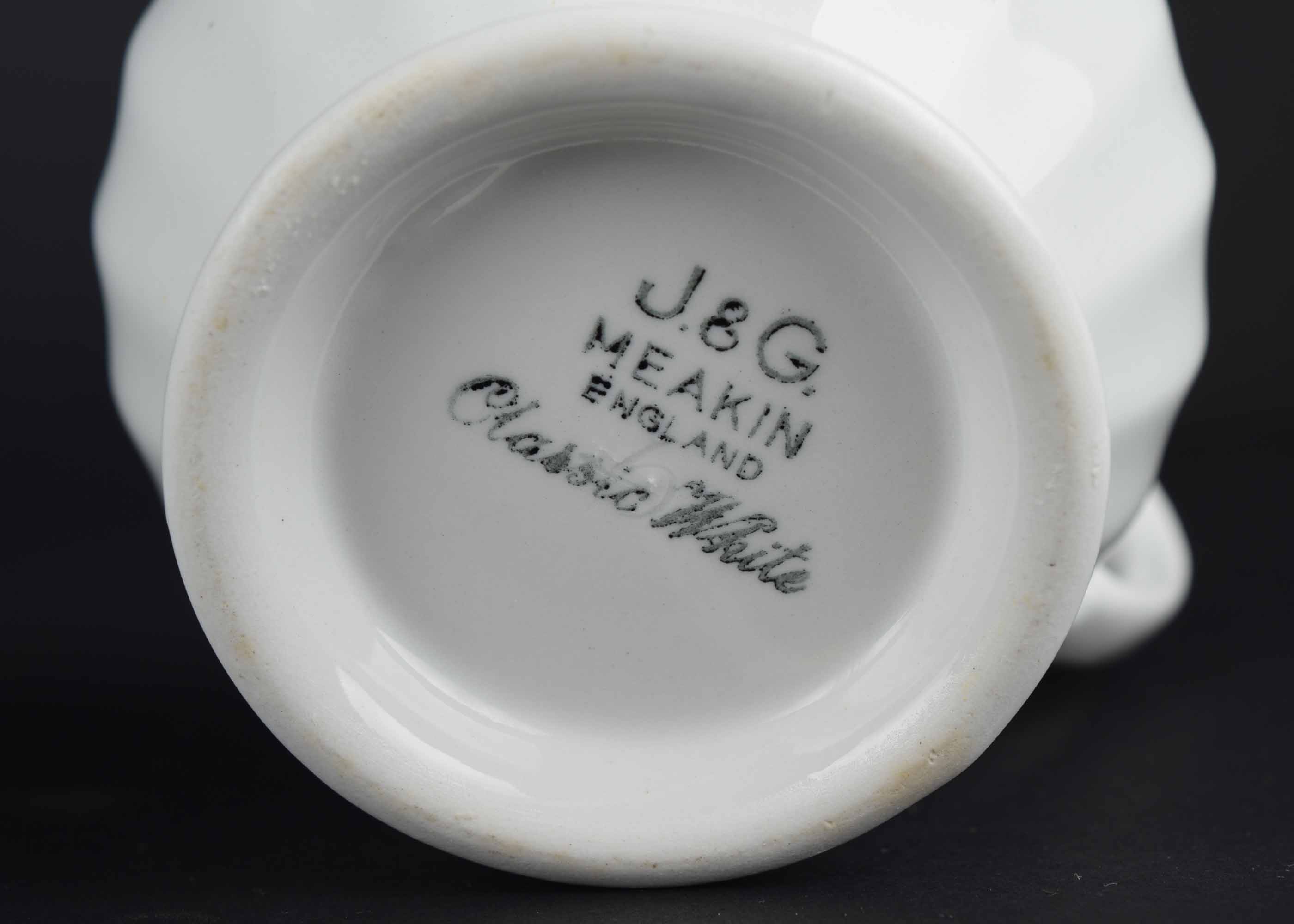 White Stoneware Dinnerware Service Assortment