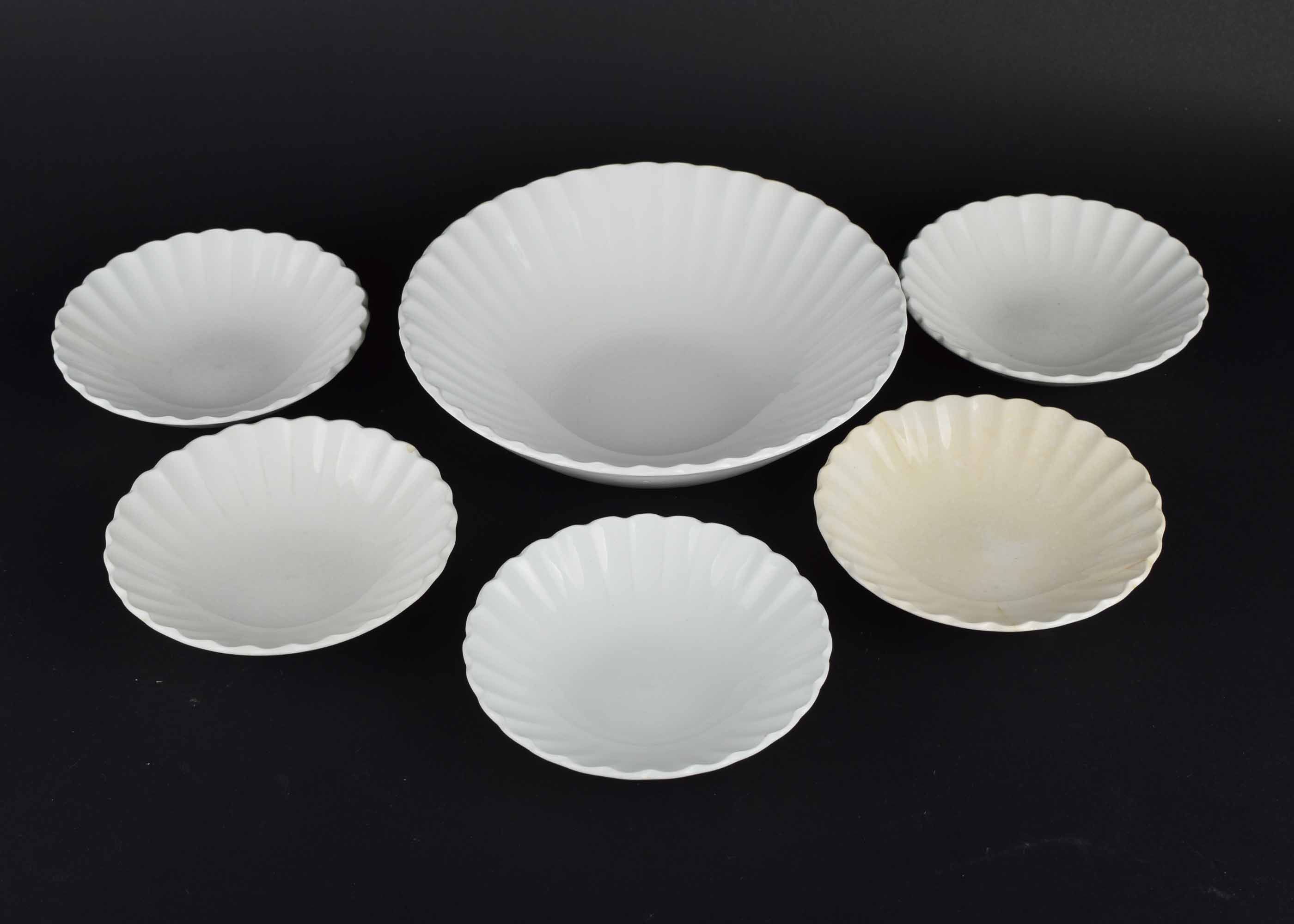 White Stoneware Dinnerware Service Assortment