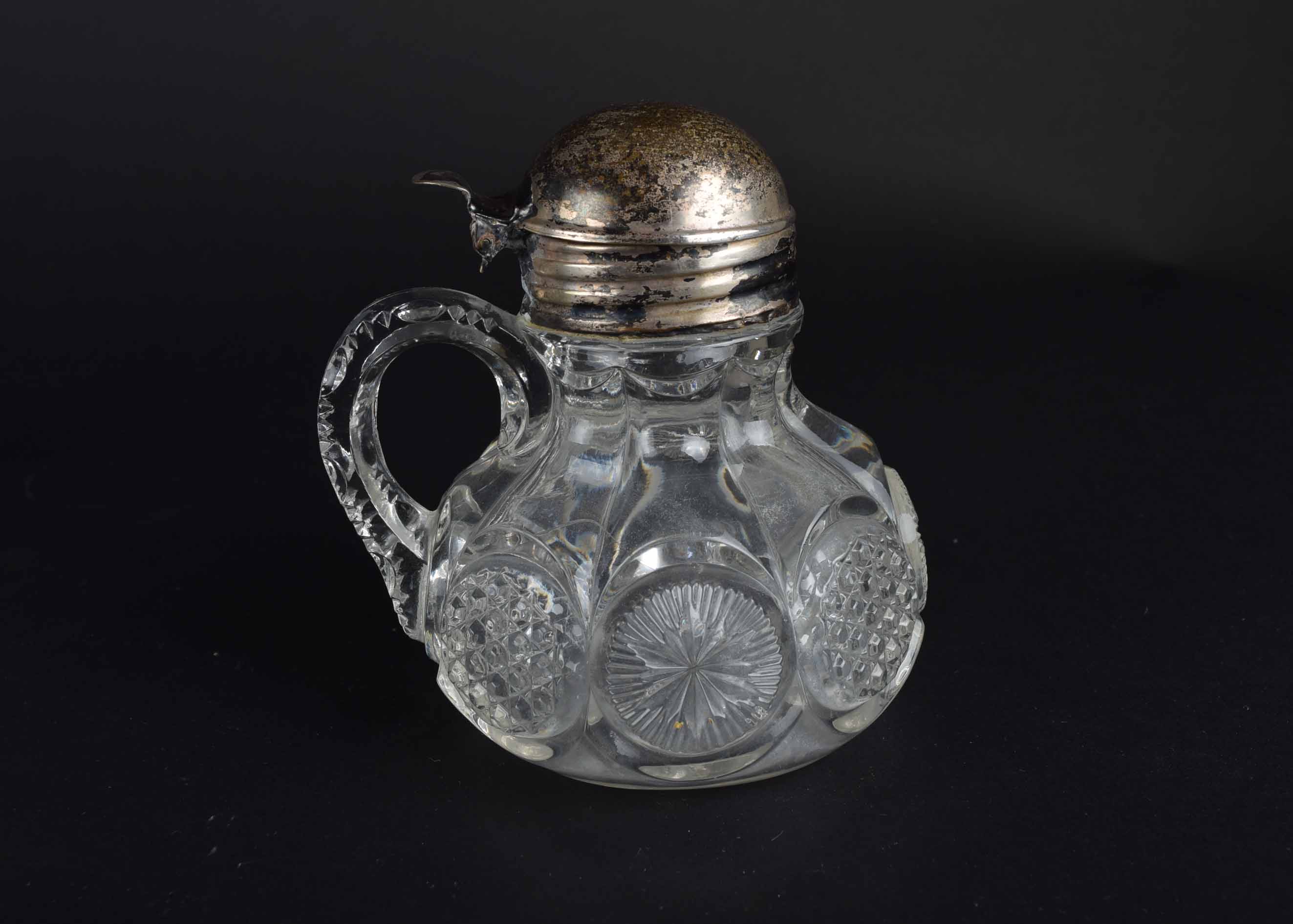 Weighted Sterling Silver and Glass Group